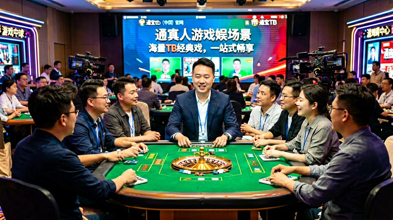 通宝真人游戏娱乐场景，专业荷官在线互动